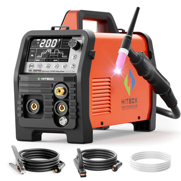 TIG200PRO Cold TIG Welder - Hitbox 200A Pulse/HF/Spot/ARC/MMA Fast Shipping