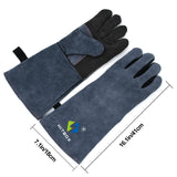 HITBOX 14/16 inch Extreme Heat & Fire Resistant Gloves with Kevlar Stitching