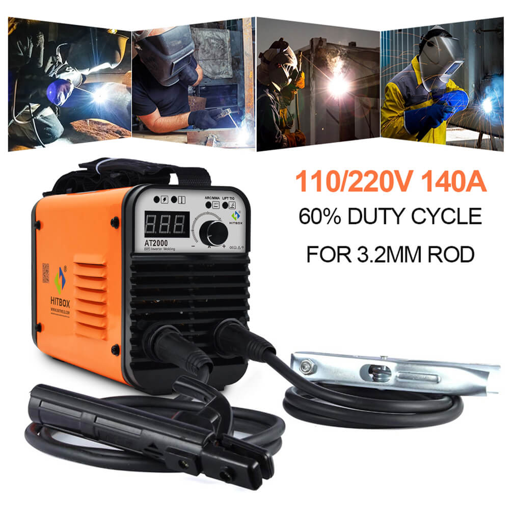 HITBOX AT2000 welding machine 110V /220V dual voltage MMA lift TIG 2in 1