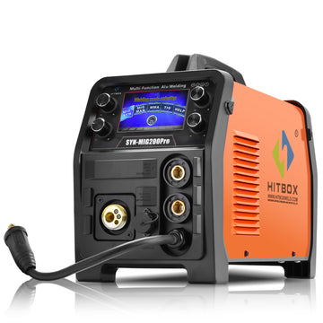 HITBOX SYN MIG200Pro 5 in 1 Intelligent Aluminum MIG Welder