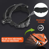 HITBOX Welding Helmet Auto Darkening - Black&Orange
