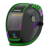 HITBOX Auto Darkening Welding Helmet - Black&Green