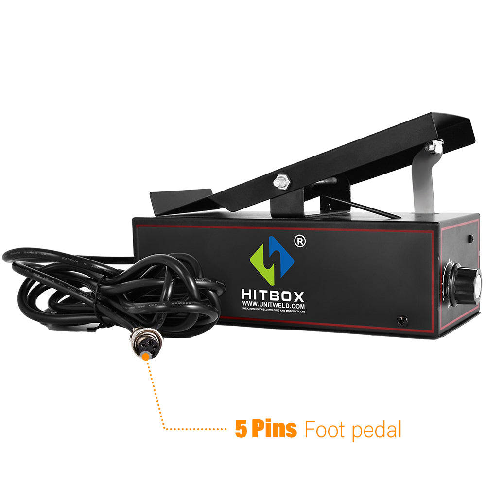 HITBOX foot pedal For HBT2000Pro Cold TIG Welding Machine