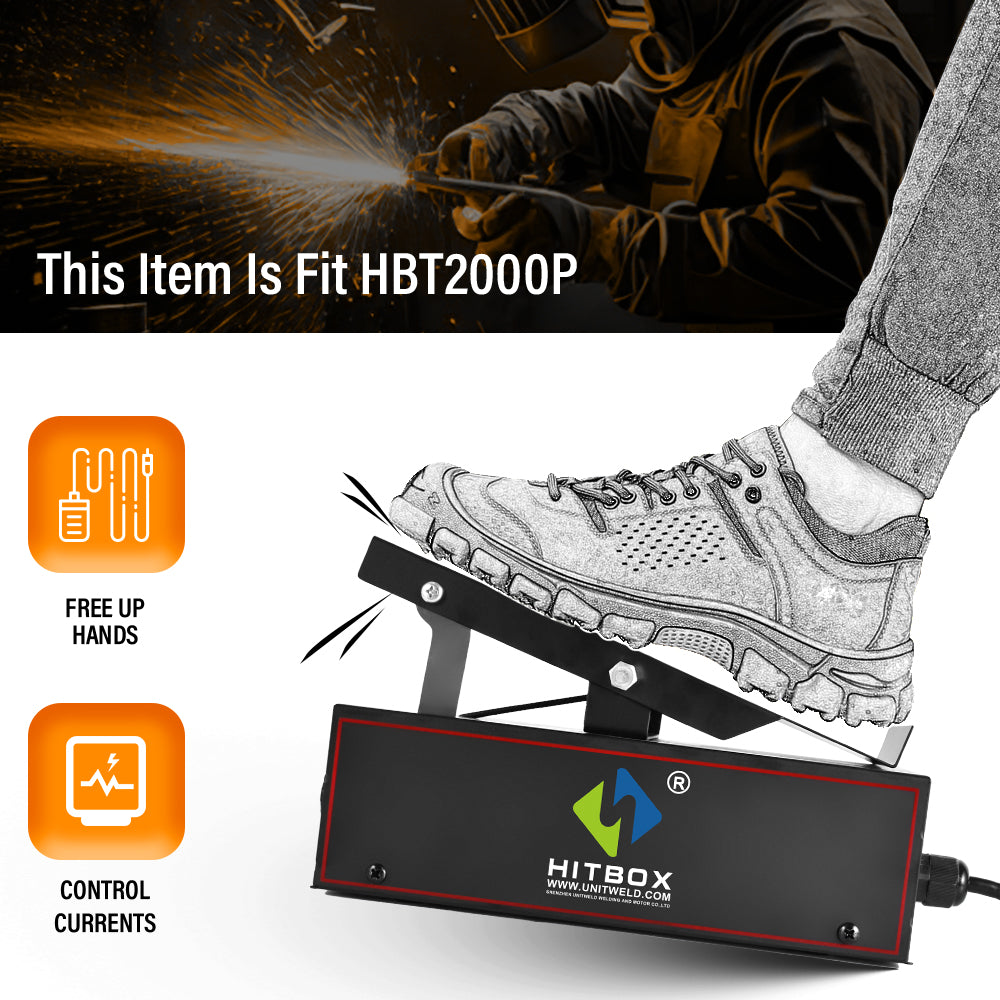HITBOX foot pedal For HBT2000Pro Cold TIG Welding Machine